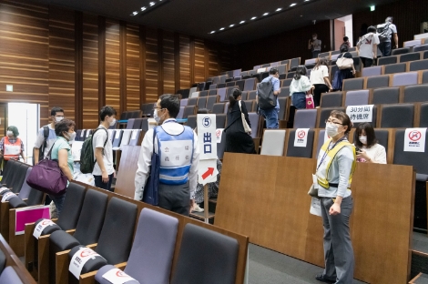 ワクチン接種会場の様子